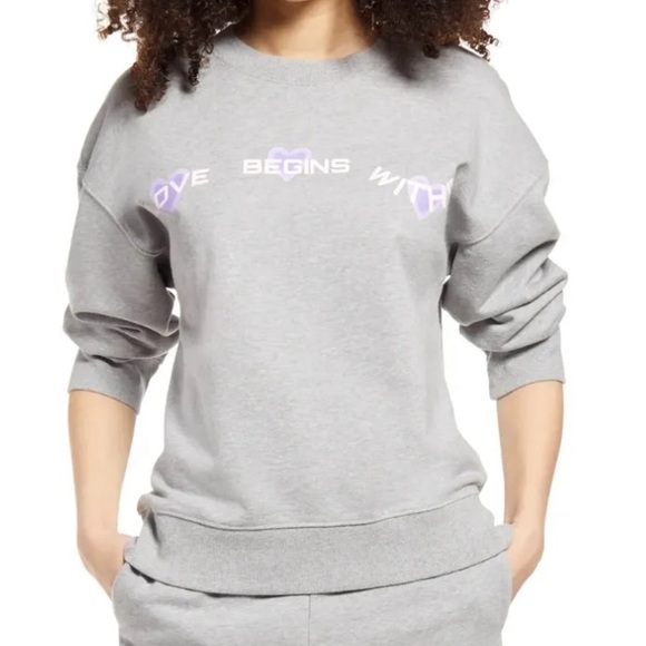 bp. 100% Organic Cotton‎ "Love Begins Within"
Sweatshirt Size S  NWT - Picture 1 of 8